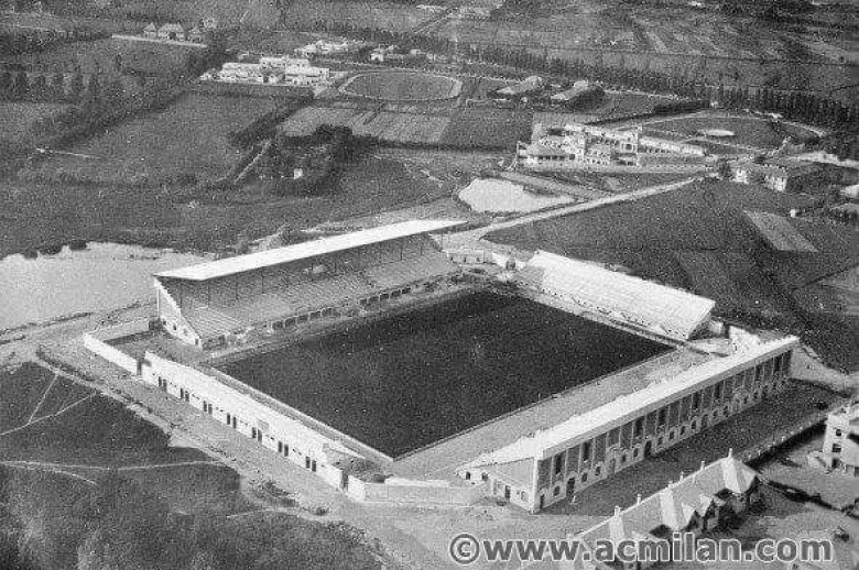Photo du stade San Siro datée du 19 septembre 1926
